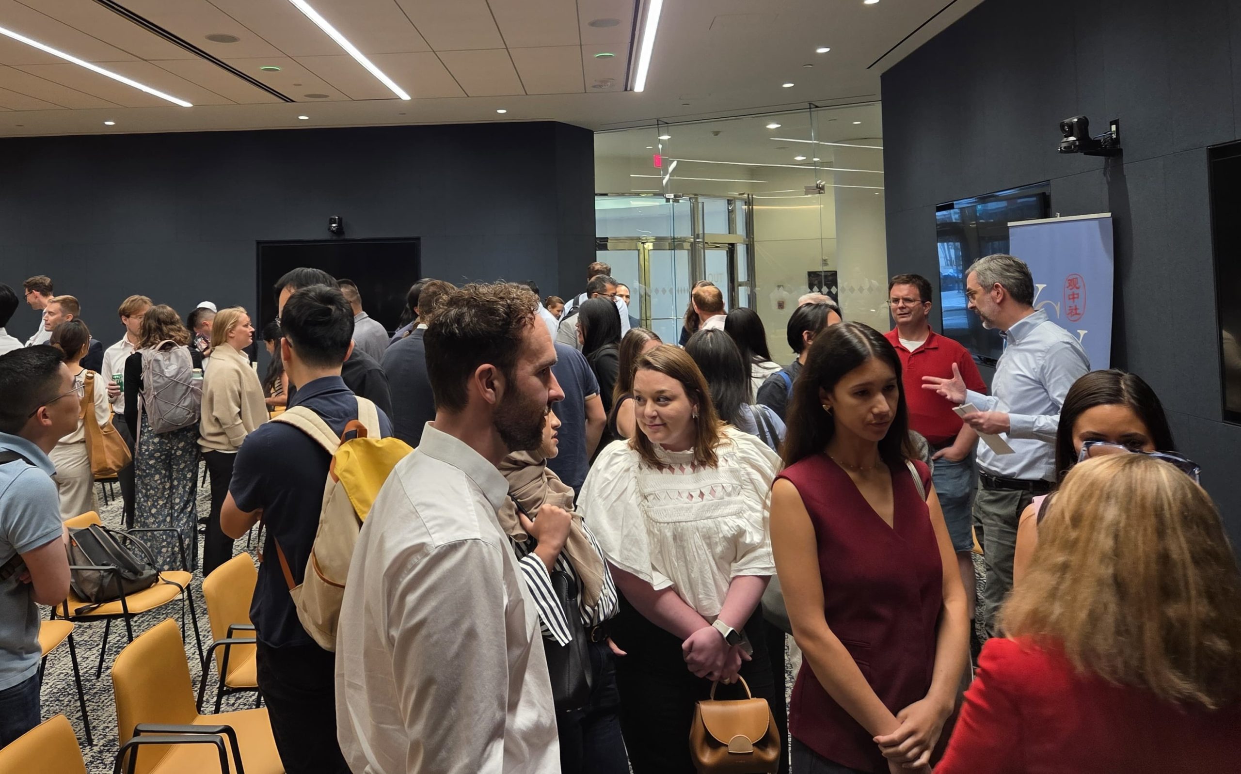 Networking at the YCW Careers Panel Discussion