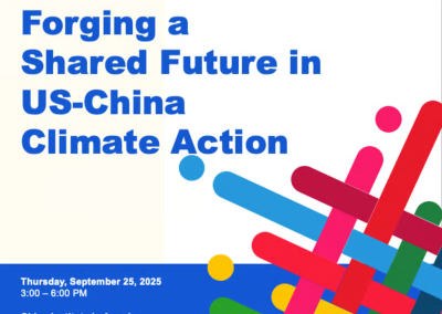New York – Climate Week Event: Forging a Shared Future in U.S.-China Climate Action
