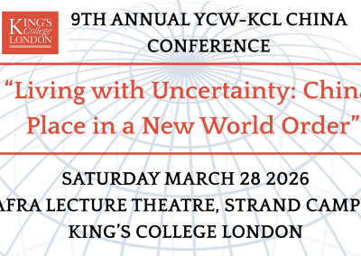 The 9th Annual YCW-KCL China Conference