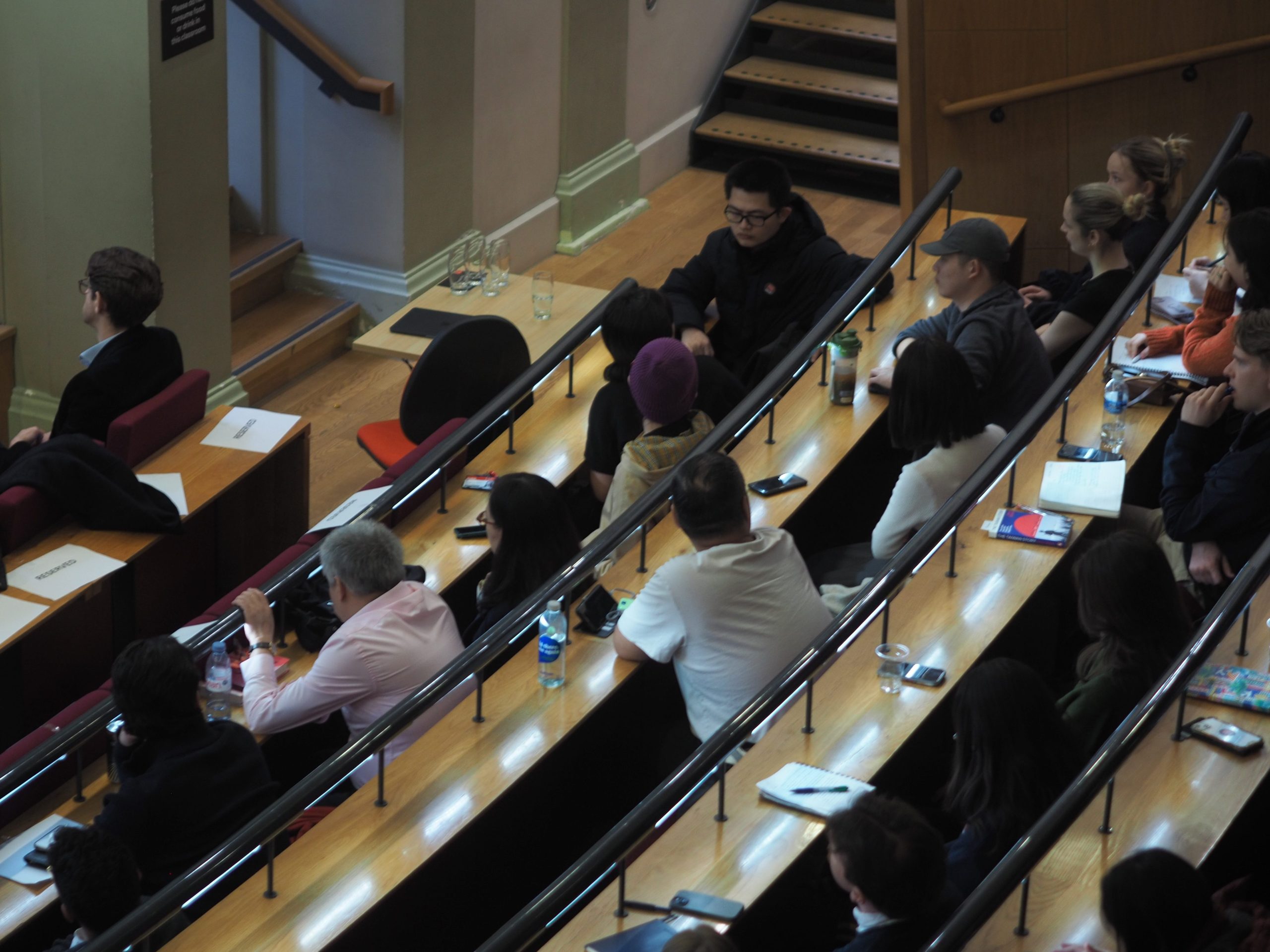 Auditorium at the YCW-KCL China Conference